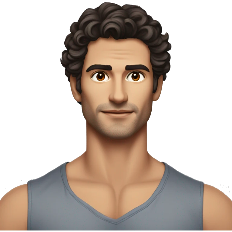 Manu Ríos is a 6-foot-tall Spanish actor and model with a lean, athletic build. He has fair skin, dark brown tousled hair, and striking hazel eyes. His sharp jawline, high cheekbones,  emoji