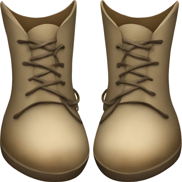 Suede Leather Medieval Shoes emoji