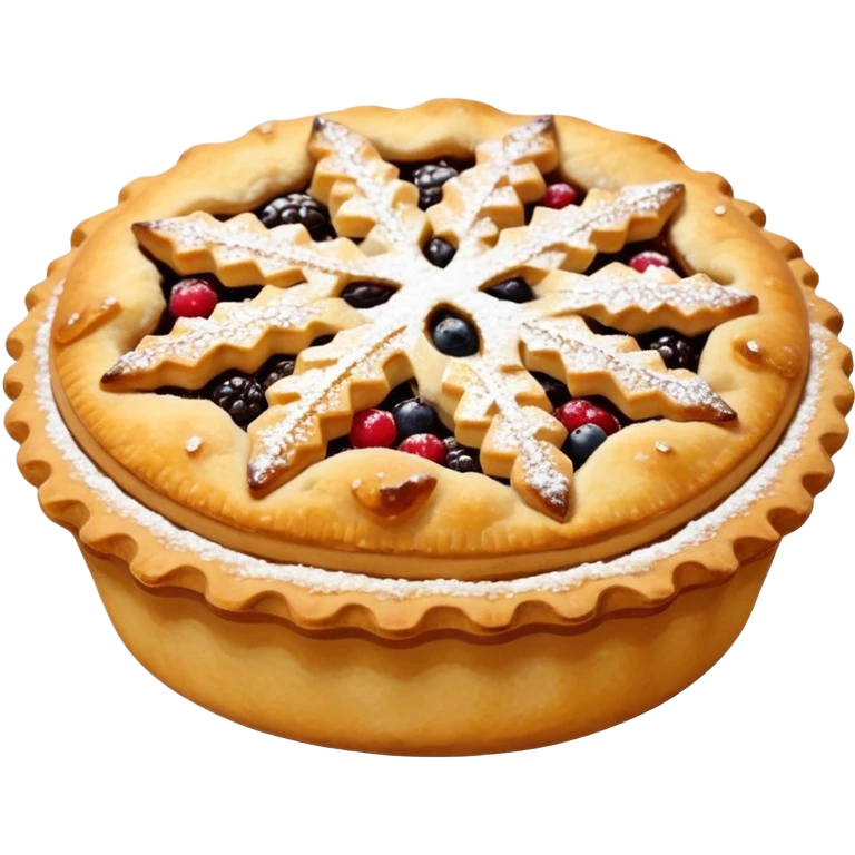Christmas mince pie emoji
