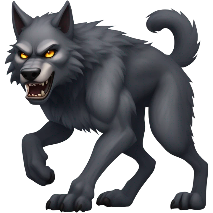 Female Werewolf emoji