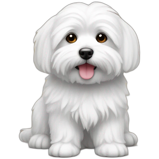 Coton de tulear emoji