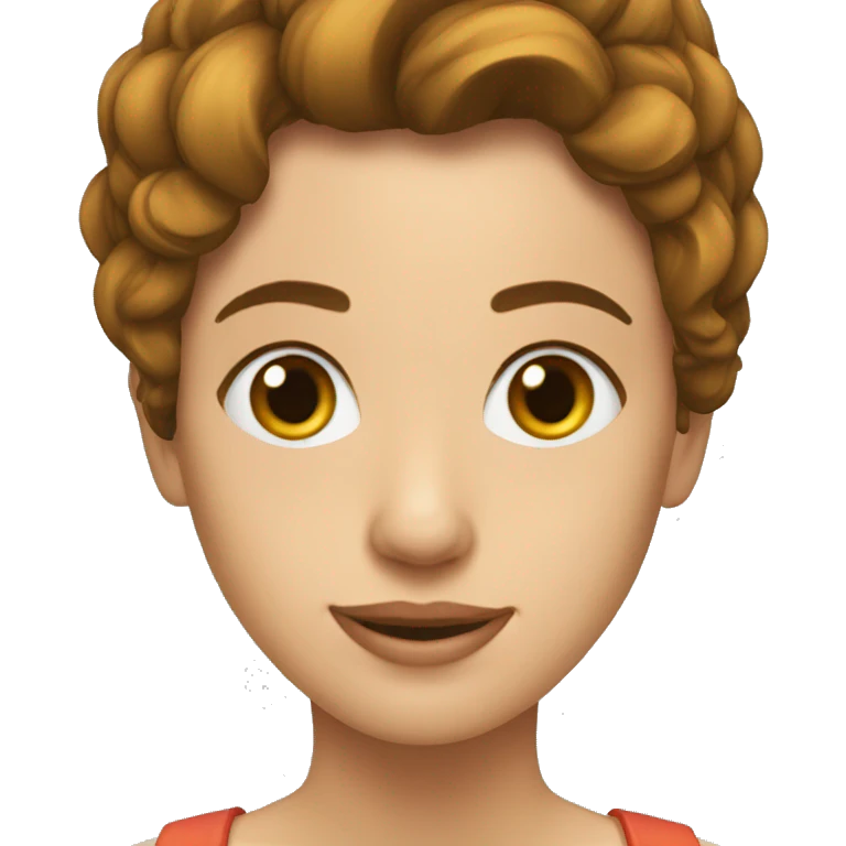 Девушка в топике emoji