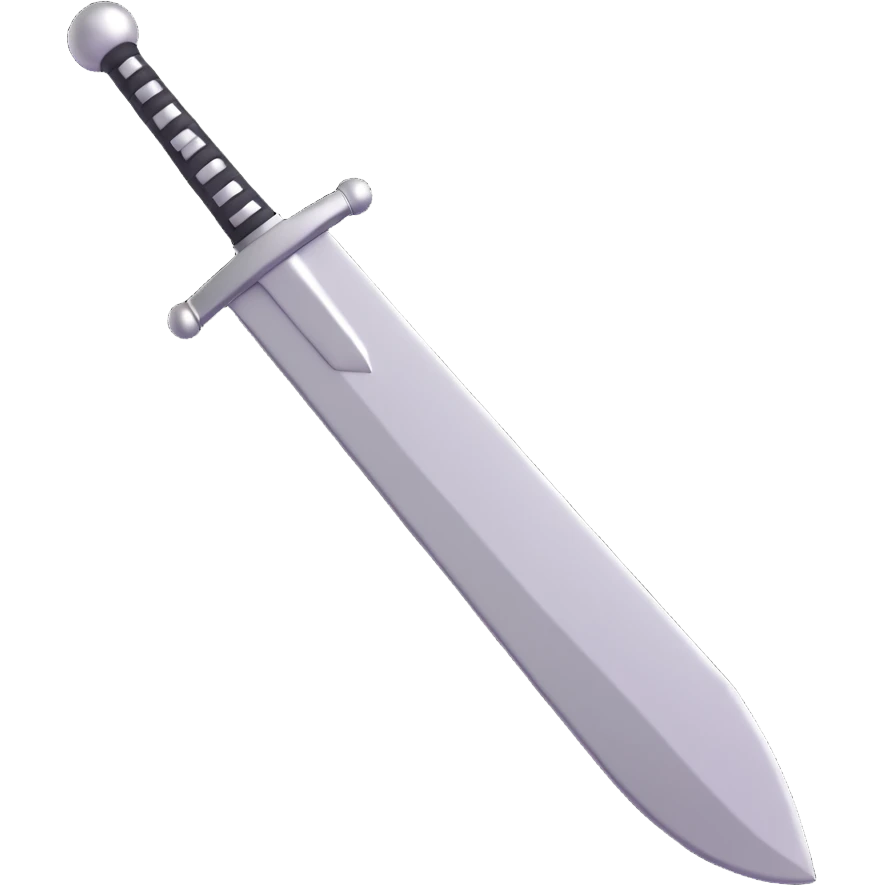 a sword, 3d emoji style emoji