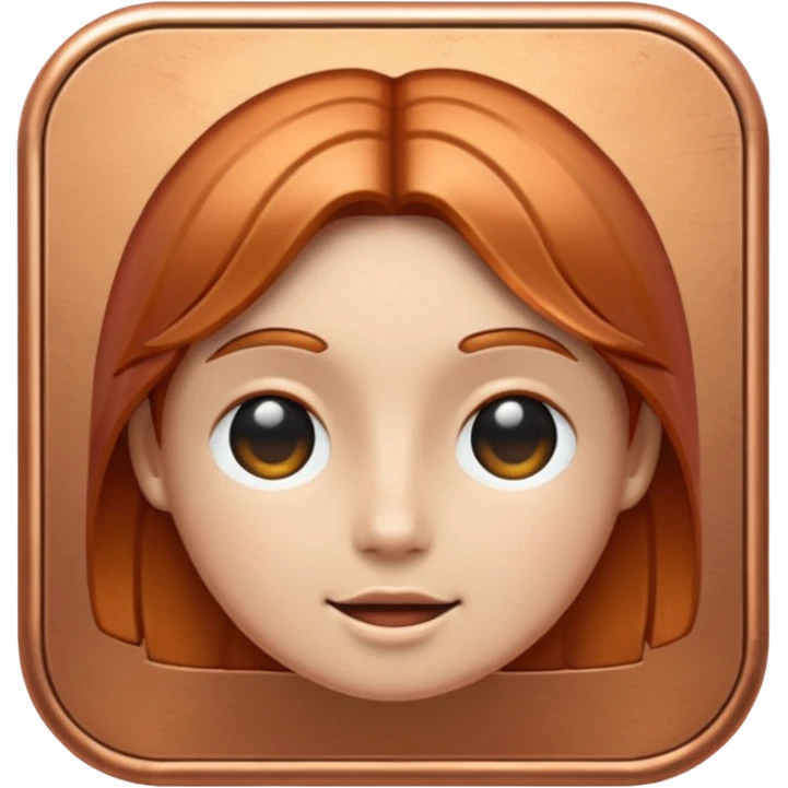 check icon in copper color emoji
