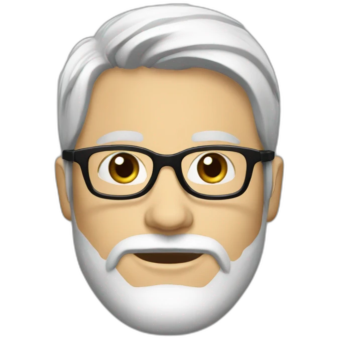 white-male-black-hair-straight-back-black-glasses-light-beard emoji