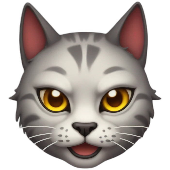 Demon cat emoji