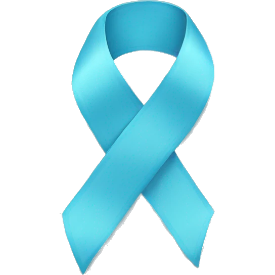 skyblue ribbon emoji