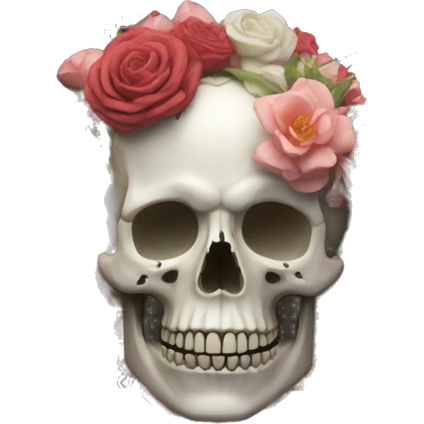 Vanitas no card flowers  emoji