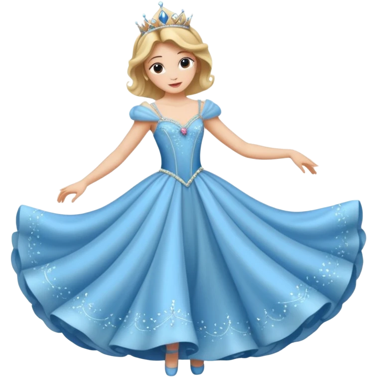 Princess dancing emoji