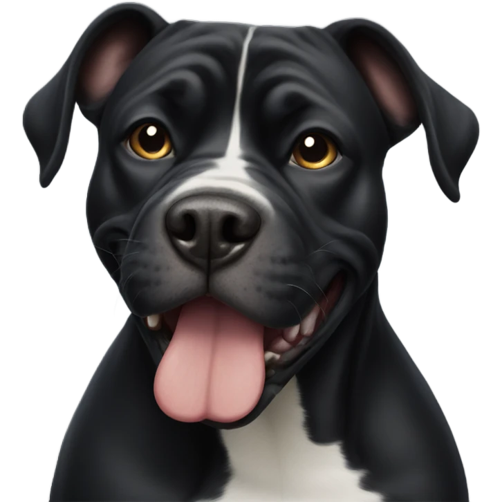 Black Bully Dog emoji