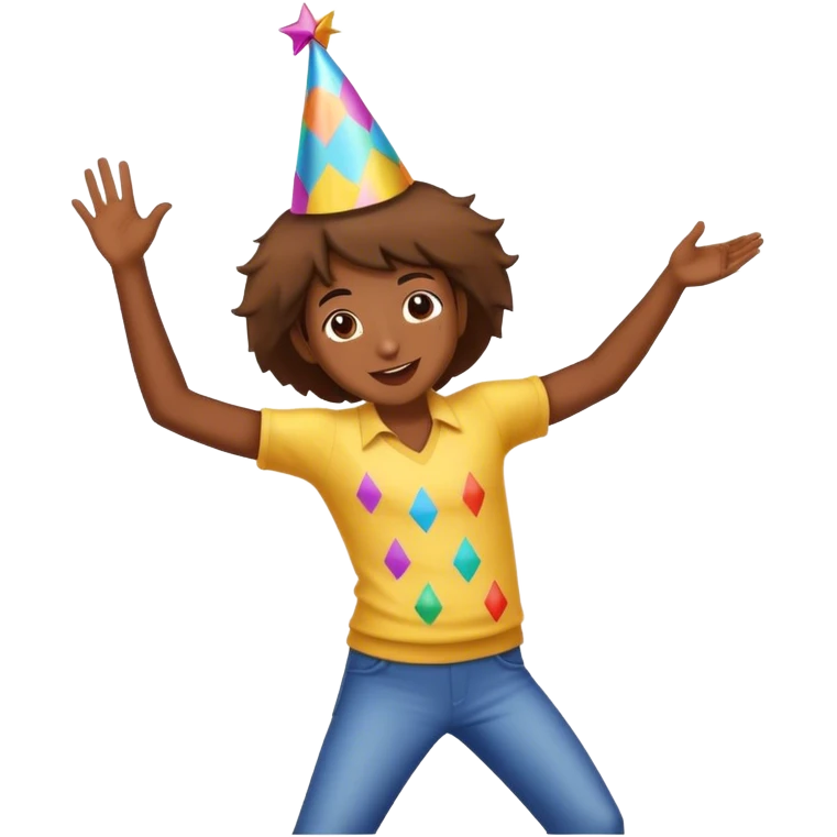 Caca bailando emoji