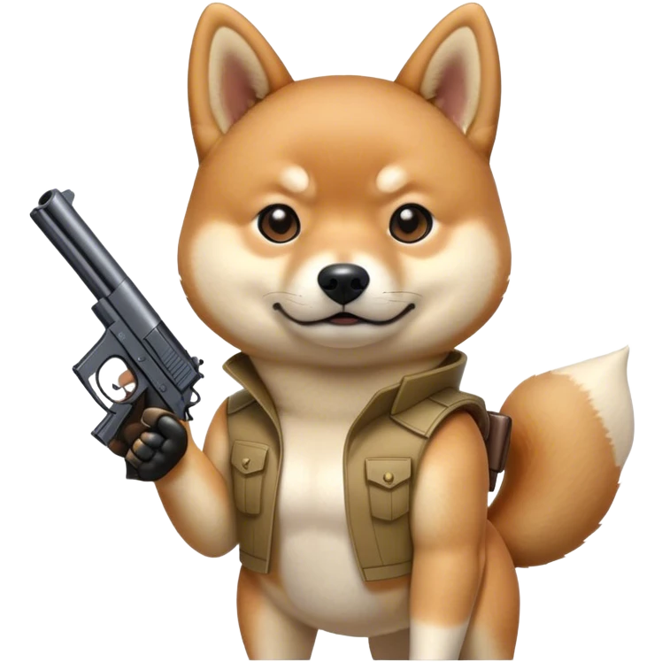 NAME OF SHIBOBA WITH GUN  emoji