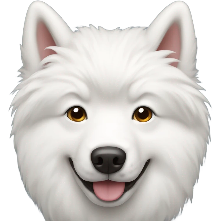 samoyed dog emoji