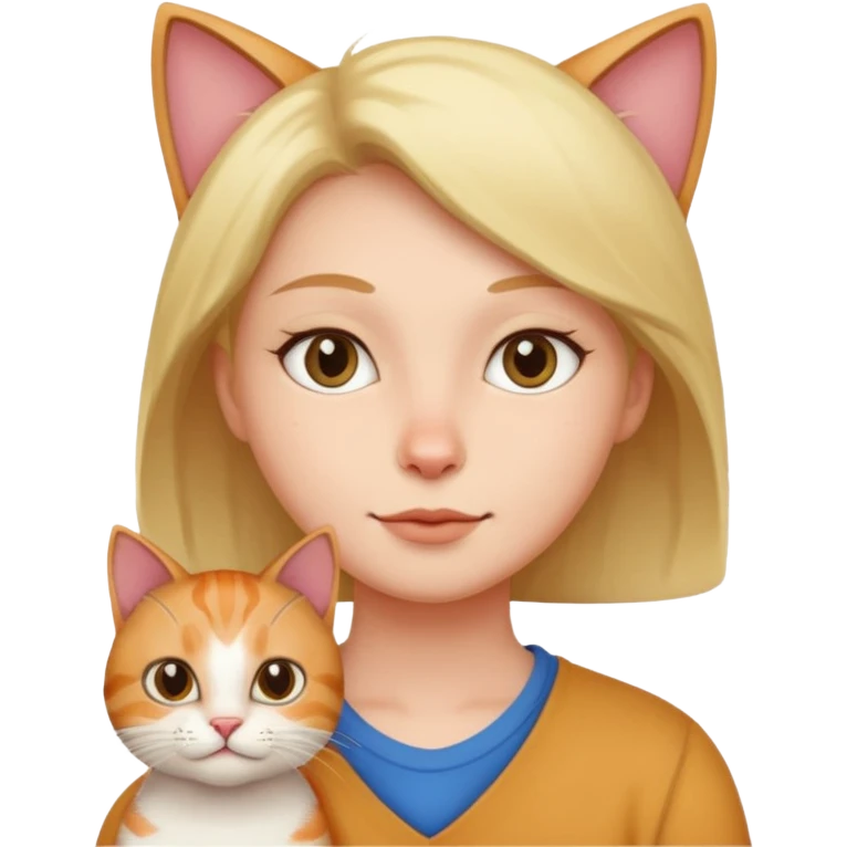  😍with cat  emoji