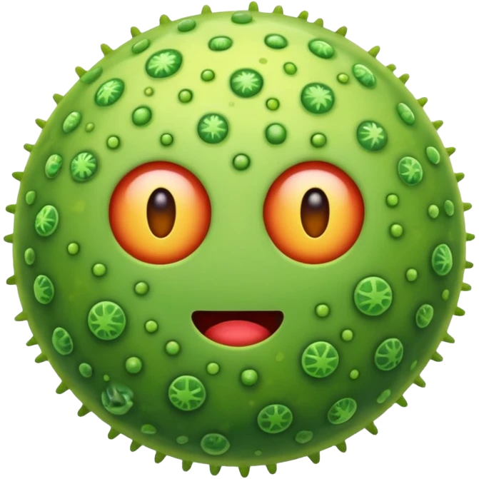 un emoji de dos bacterias emoji