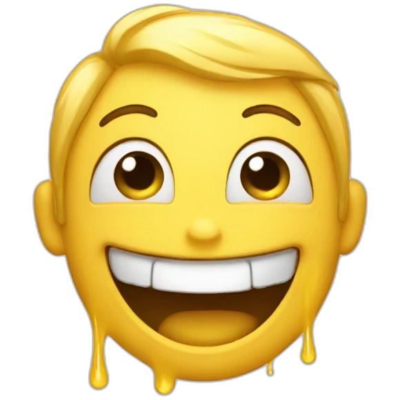 gushing happy face emoji