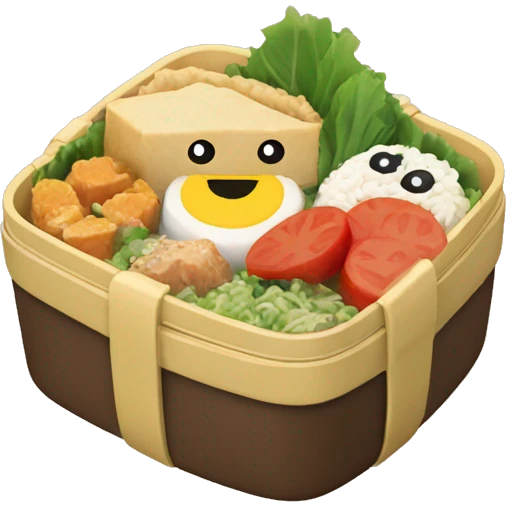 Bento box emoji