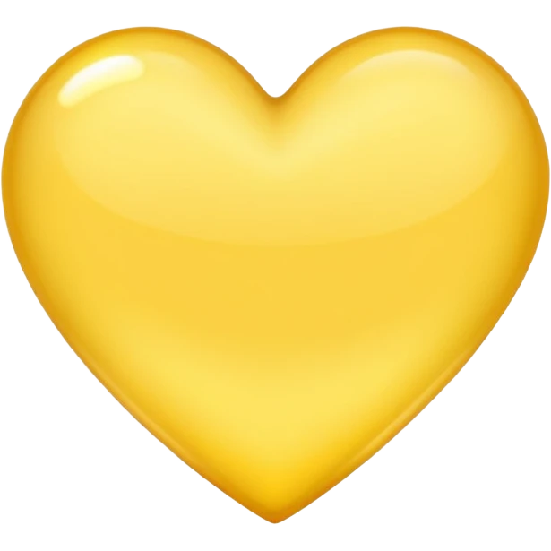 light yellow heart emoji