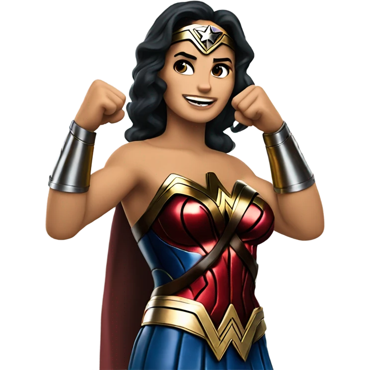 Wonder Woman thump up emoji