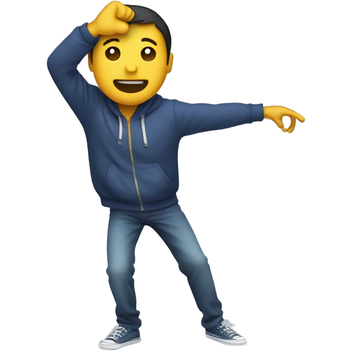 Person dabbing emoji