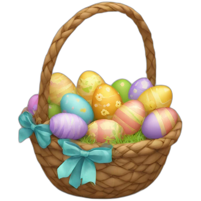 easter basket emoji