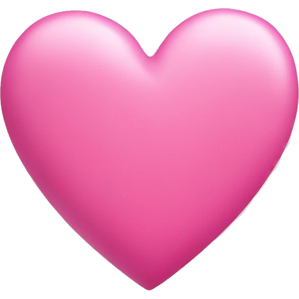 Pink heart emoji