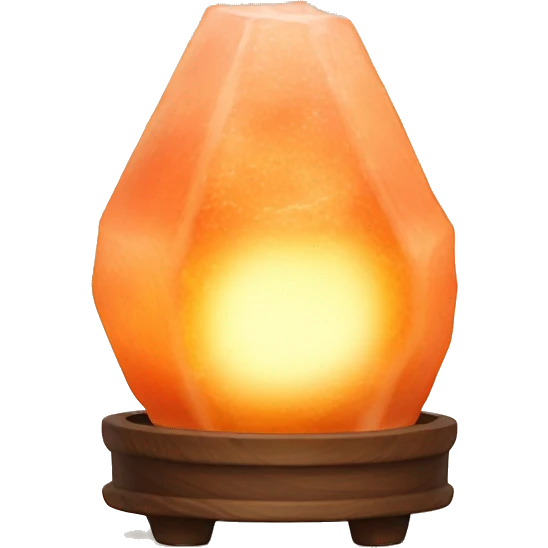 Himalaya’s salt lamp with warm light  emoji