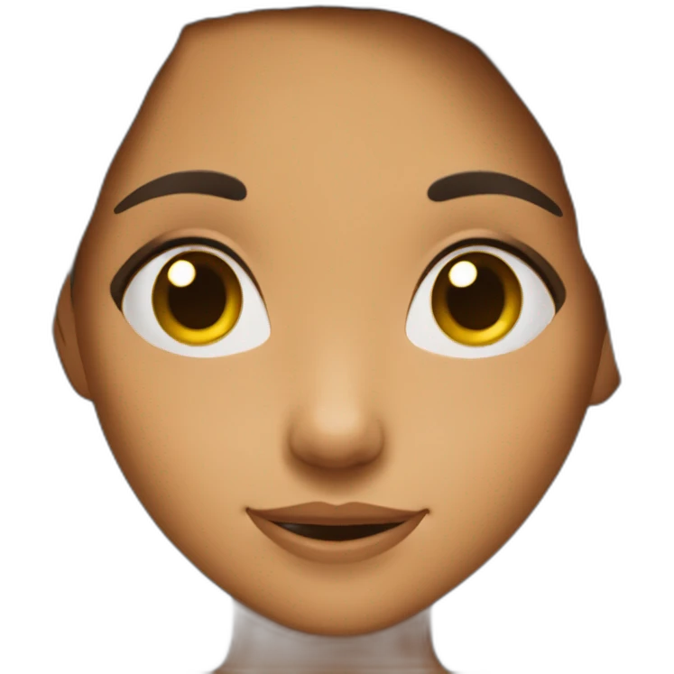 6 years old brune girl emoji