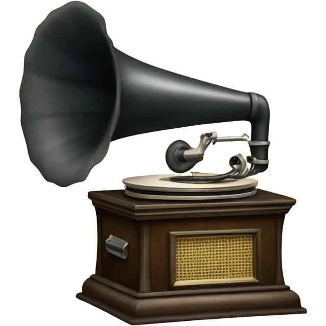 vintage phonograph emoji