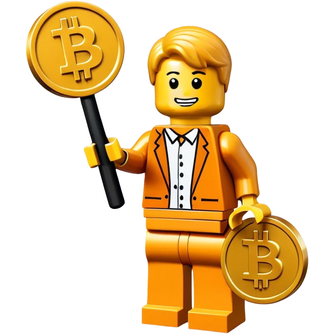 lego homme bitcoin emoji