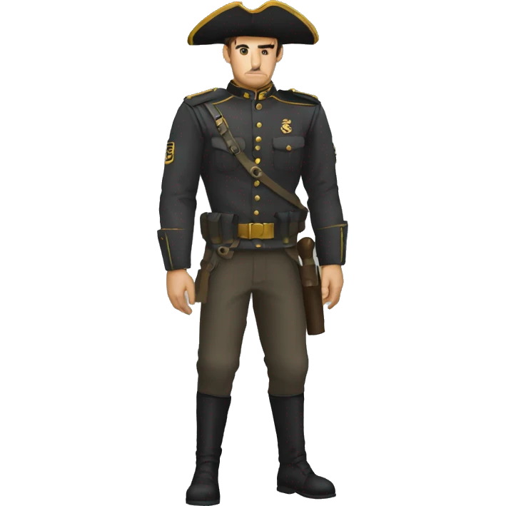 Soldado con cara de demonio  emoji