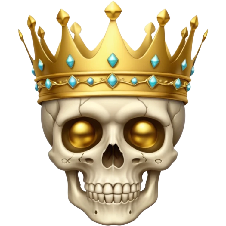 Skull emoji looking rich emoji