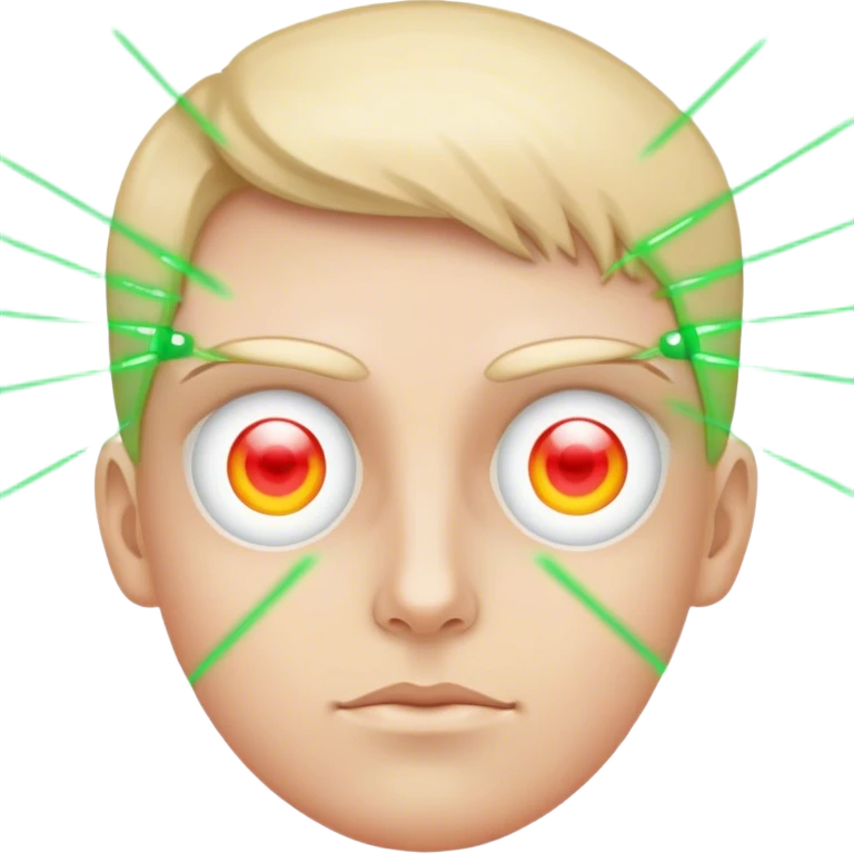 Laser eyes emoji