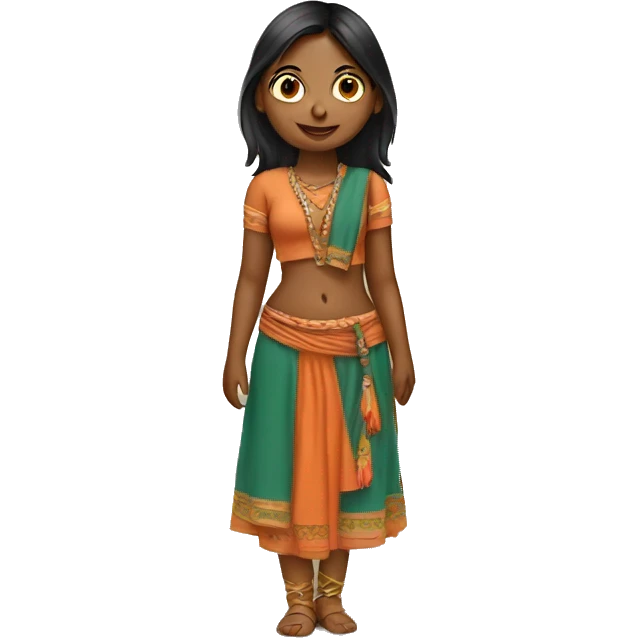Girl indian emoji