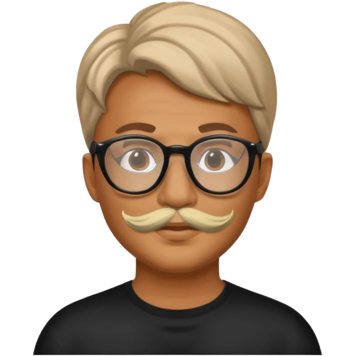 masked man with glasses emoji