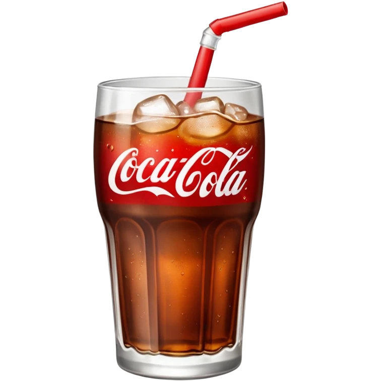 Glass of Coca cola emoji