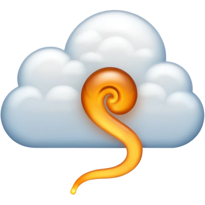 fart cloud from right to left emoji
