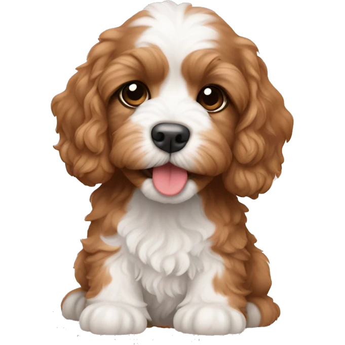 Cavoodle puppy emoji
