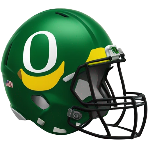 University of Oregon Ducks football helmet  emoji