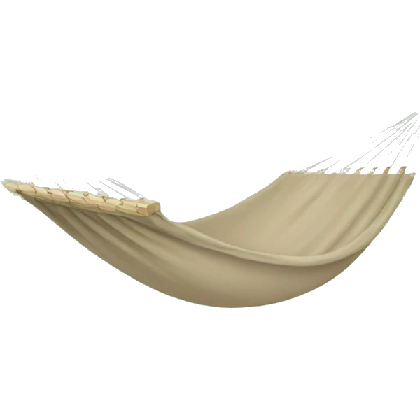 Beige hammock  emoji