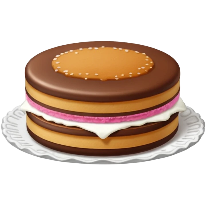 alfajor de chocolate emoji