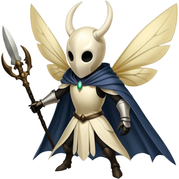 Hollow knight attacking hornet emoji