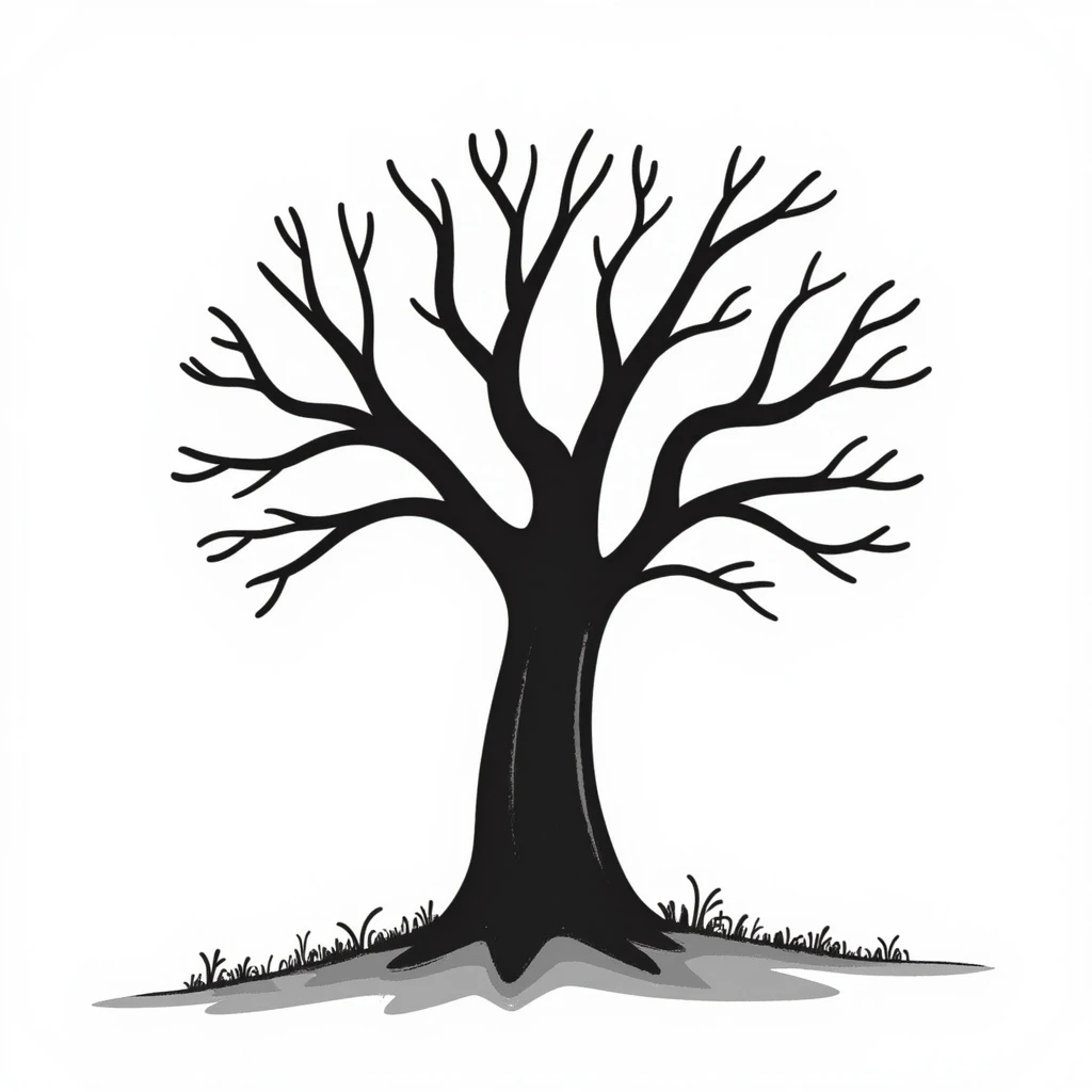 A foggy landscape with a tree emoji