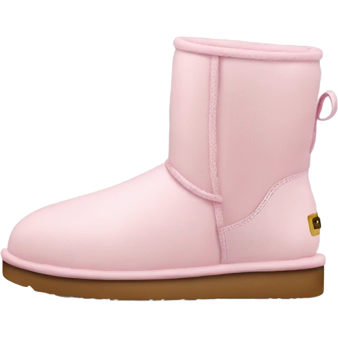 light short pink uggs with platform emoji