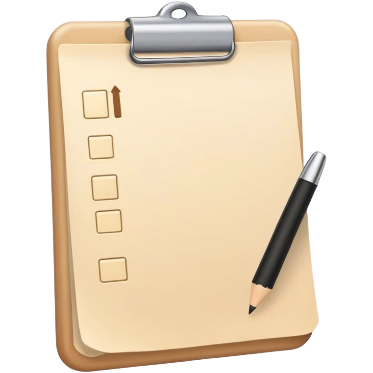 beige task list emoji