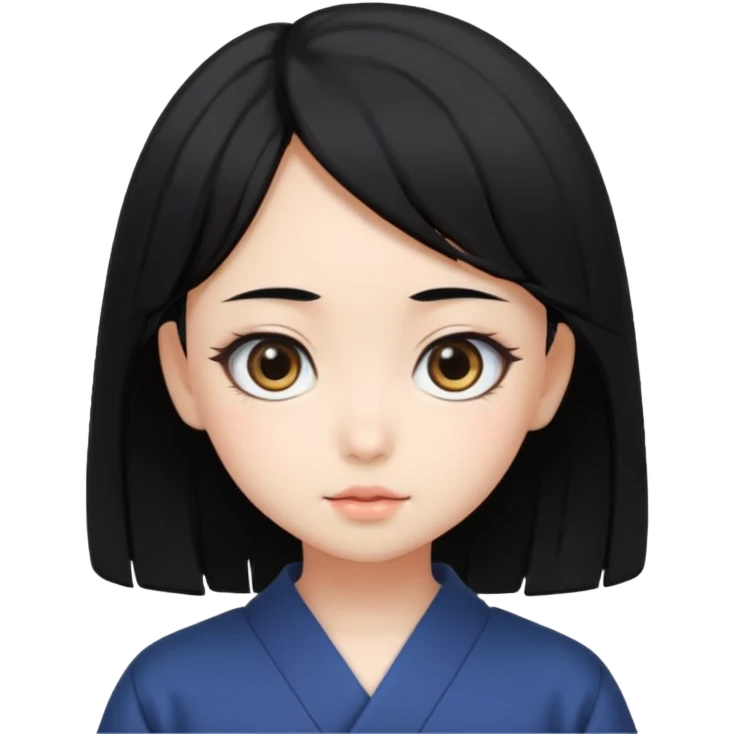 Japanese anime girl cute emoji