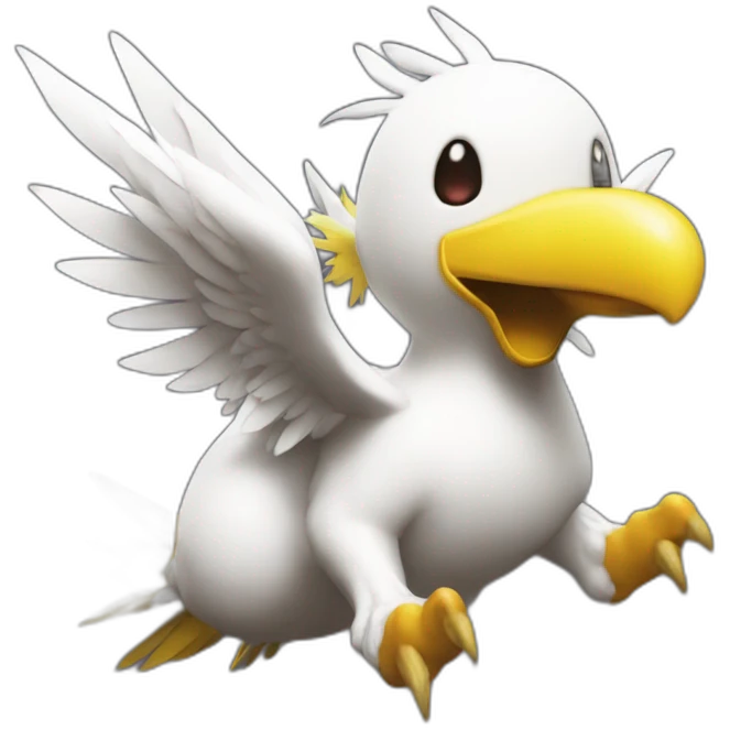 Moogle riding chocobo ff9 emoji
