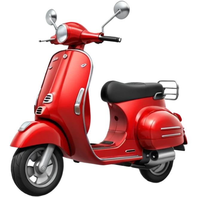 vespa roja emoji