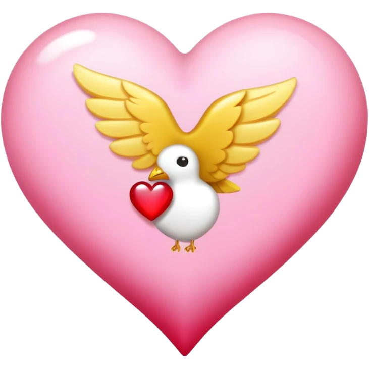 Romantic pink-red-gold-yellow-white pastel lush aesthetic emoji