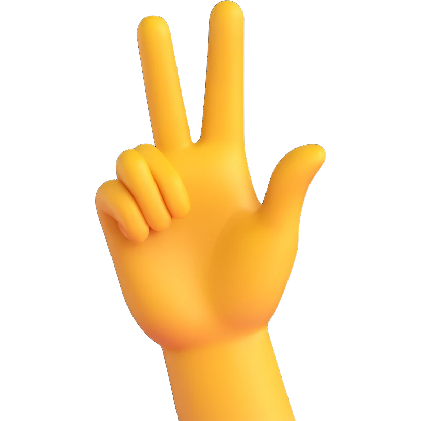 subtle hand gesture, fingering, emoji style, no text emoji